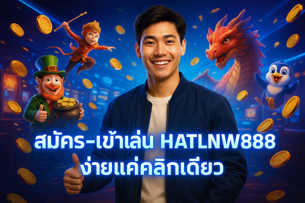 สมัคร-เข้าเล่น HATLNW888 ง่ายแค่คลิกเดียว