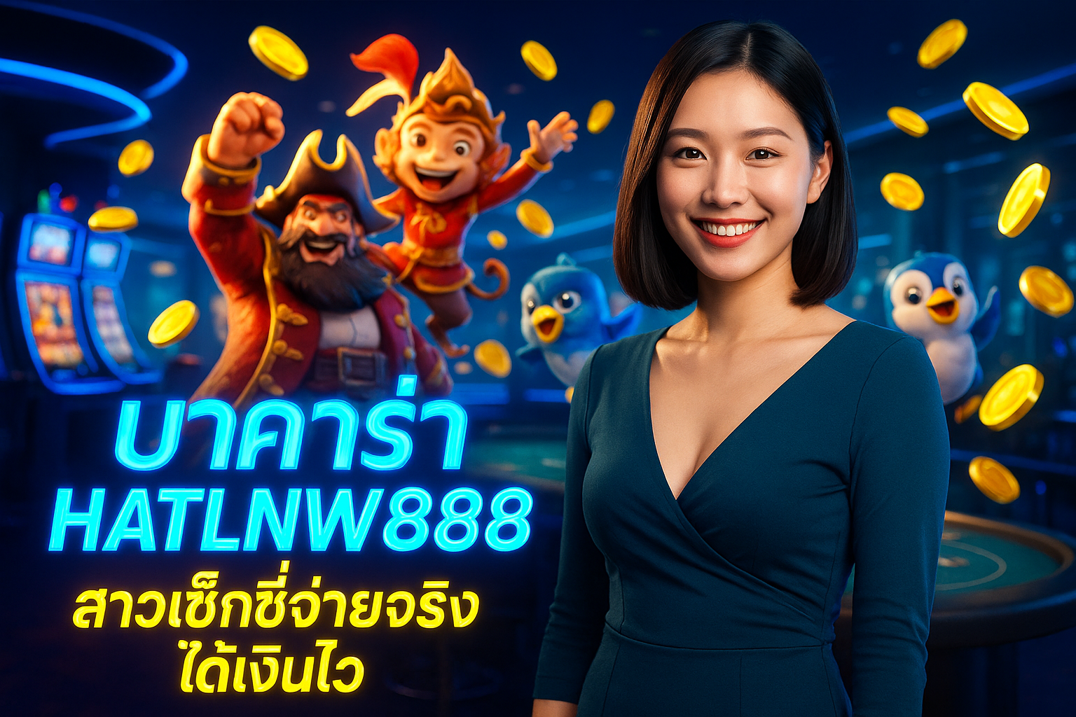 บาคาร่า HATLNW888 – สาวเซ็กซี่จ่ายจริง ได้เงินไว