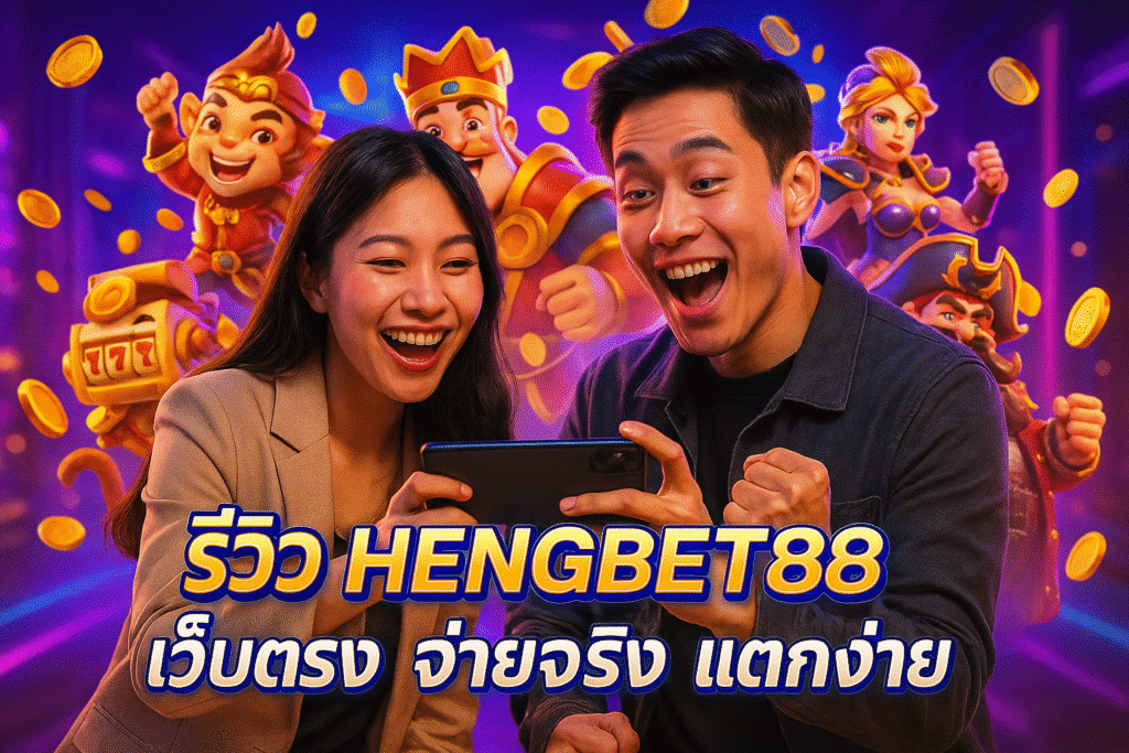 รีวิว HENGBET88 เว็บตรง จ่ายจริง แตกง่าย